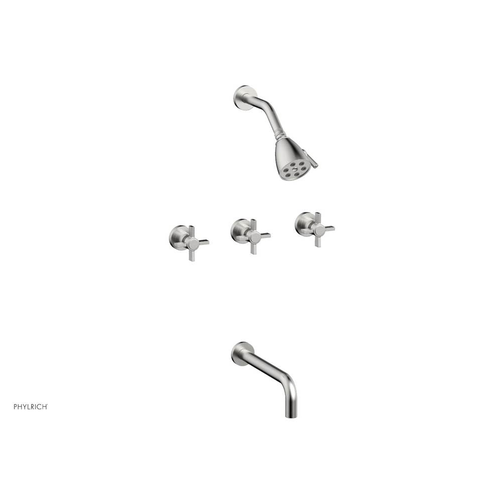 Phylrich - Basic Bld 3 Handle - Satin chrome