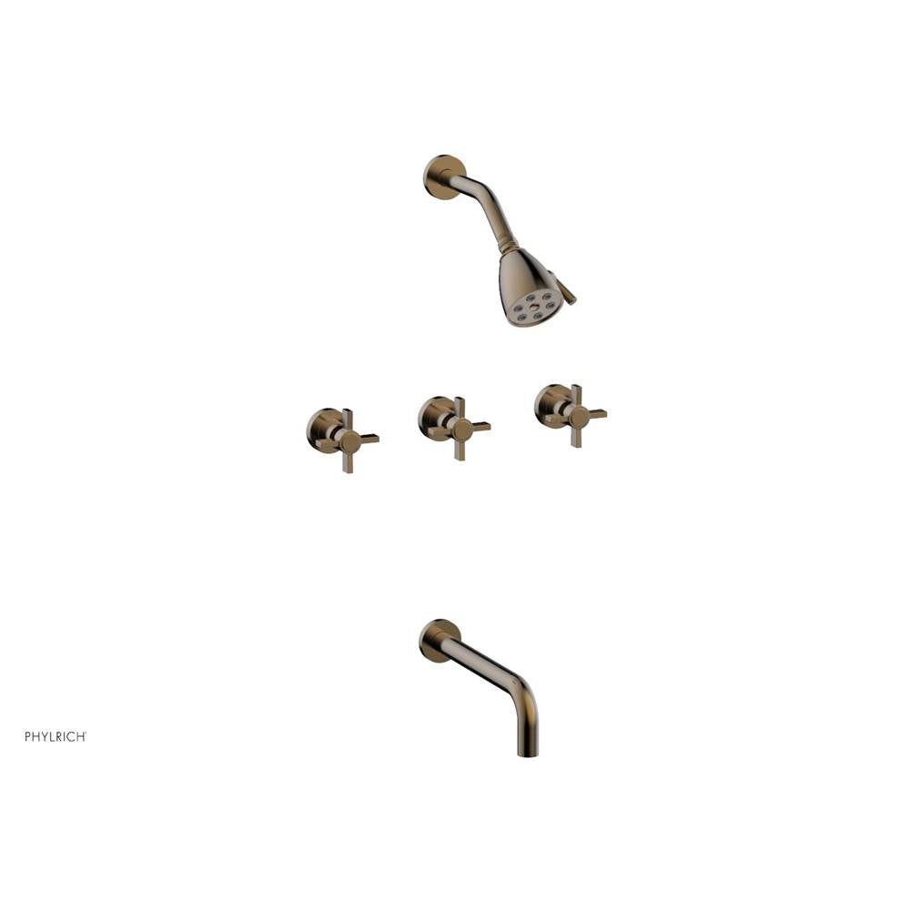 Phylrich - Basic Bld 3 Handle - Antique Brass