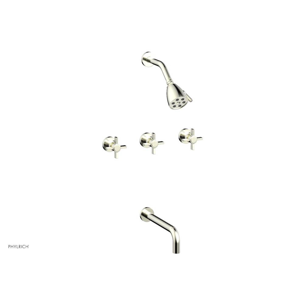 Phylrich - Basic Bld 3 Handle - Satin Nickel