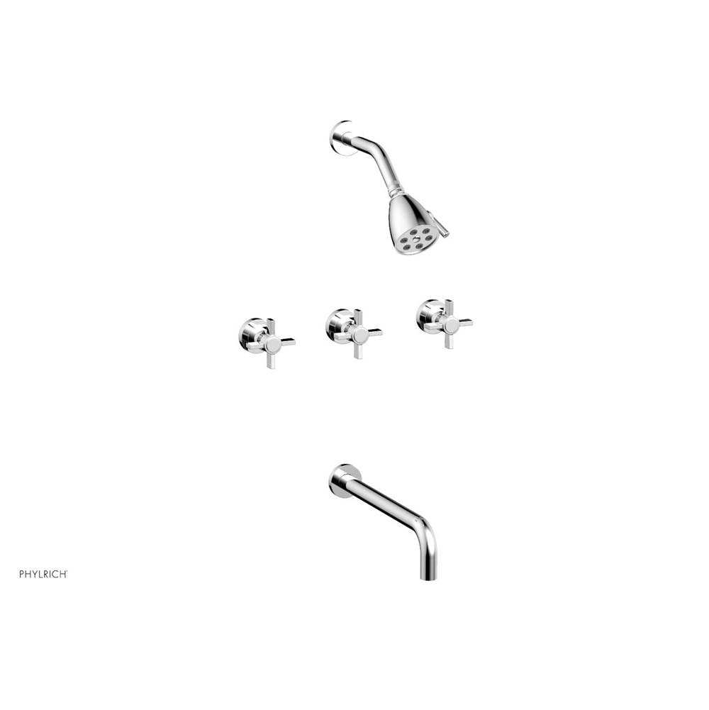 Phylrich - Basic Bld 3 Handle - Polished Chrome