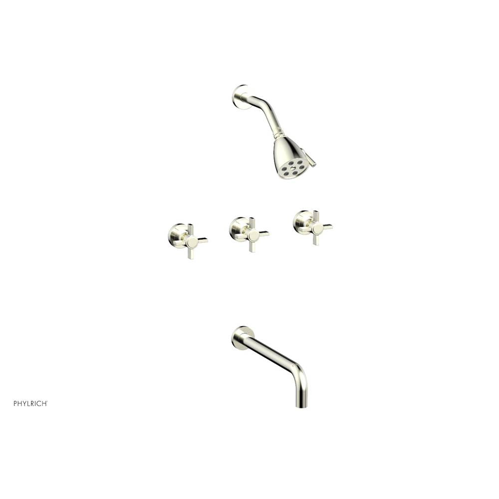 Phylrich - Basic Bld 3 Handle - Satin Nickel