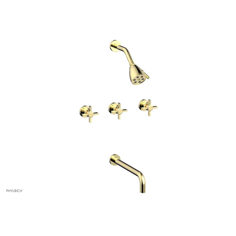 Phylrich - Basic Bld 3 Handle - Polished Brass