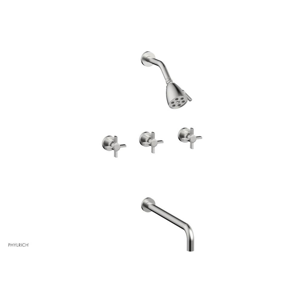 Phylrich - Basic Bld 3 Handle - Satin chrome