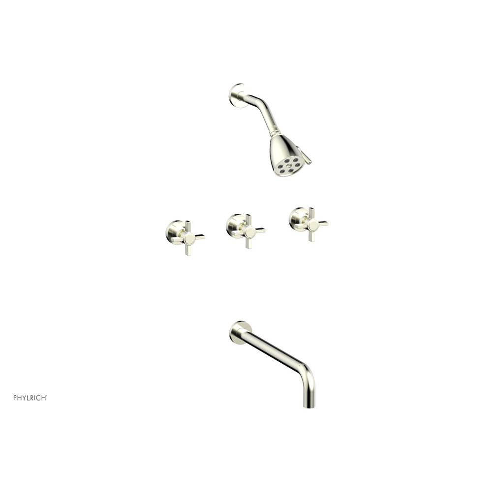 Phylrich - Basic Bld 3 Handle - Satin Nickel