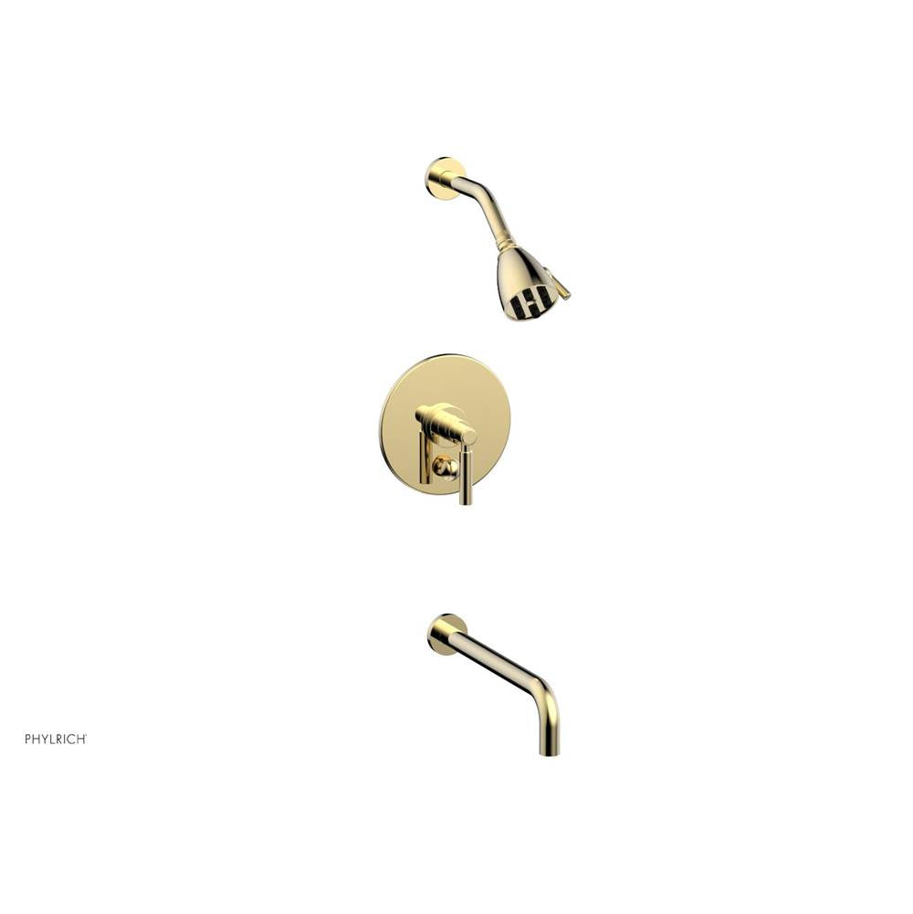 Phylrich - Basic Lever Pressure - Polished Brass Uncoated
