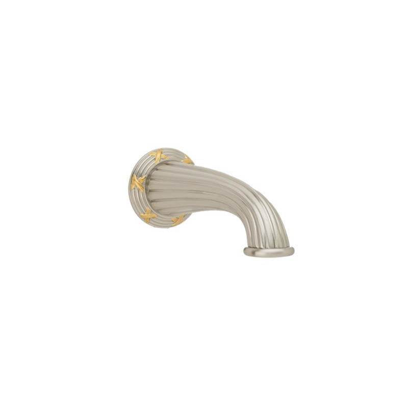 Phylrich - Rib & Reed W/T Spout - Weathered Copper