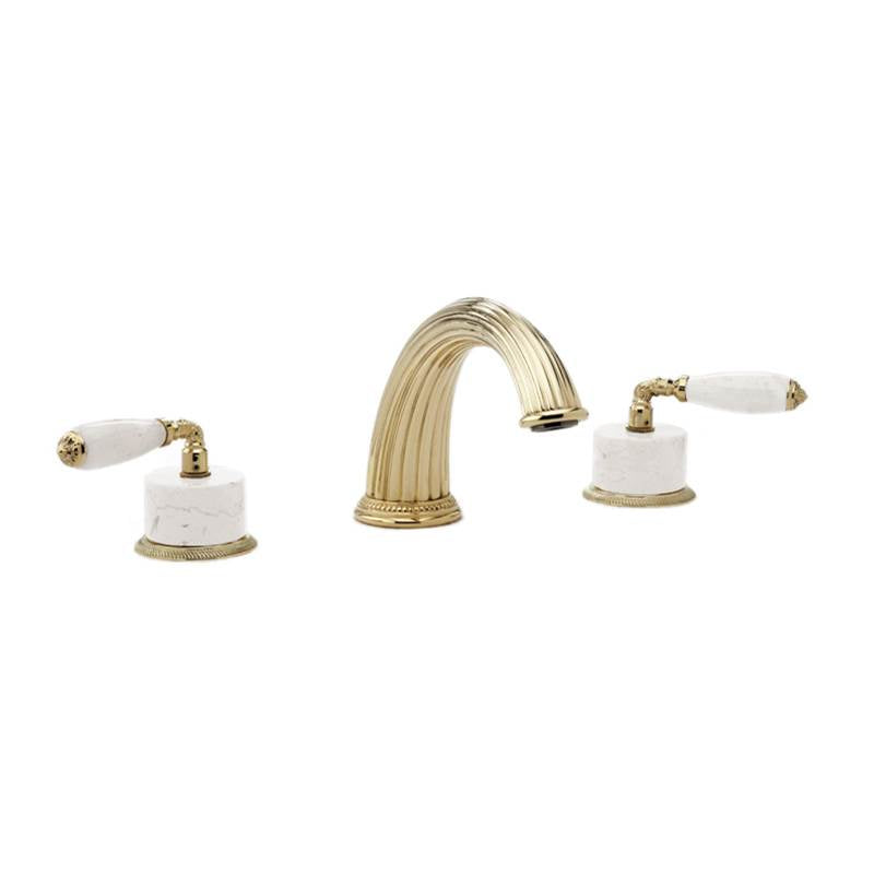Phylrich - Rom Tub, Valen White - Old English Brass
