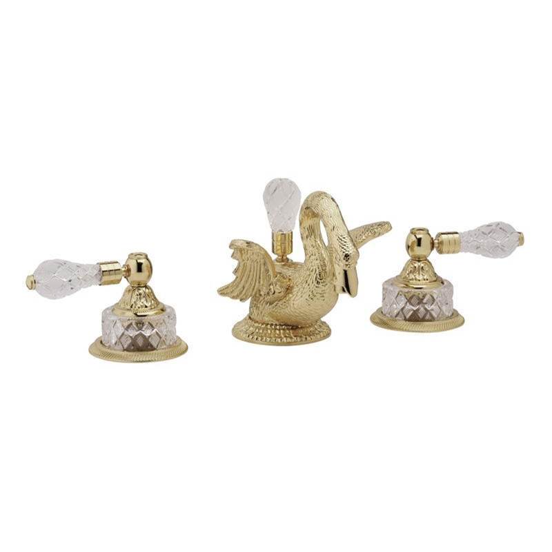 Phylrich - Lav, Swan Cut Cryst - Burnished Gold