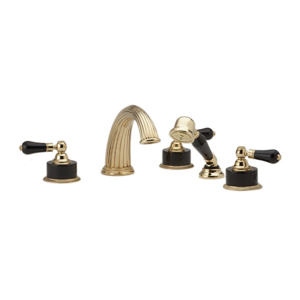Phylrich - Deck Tub With Hand - Old English Brass