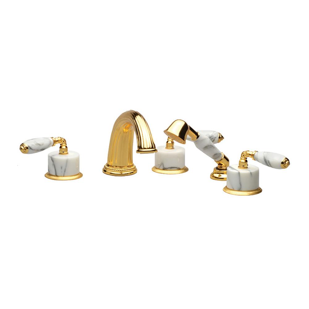 Phylrich - Deck Tub With Hand - Satin chrome