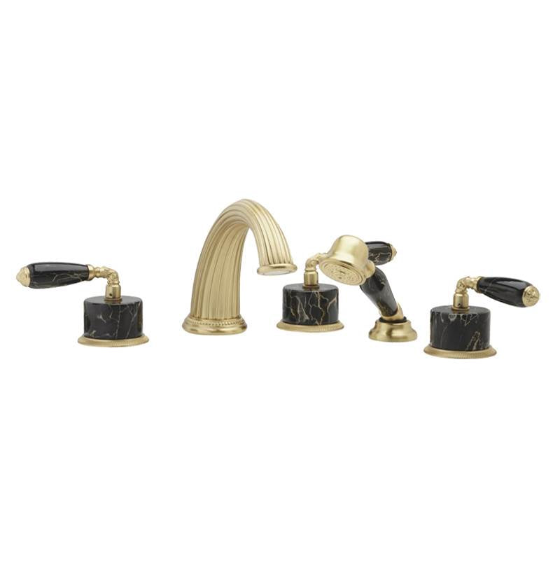 Phylrich - Deck Tub With Hand - Old English Brass