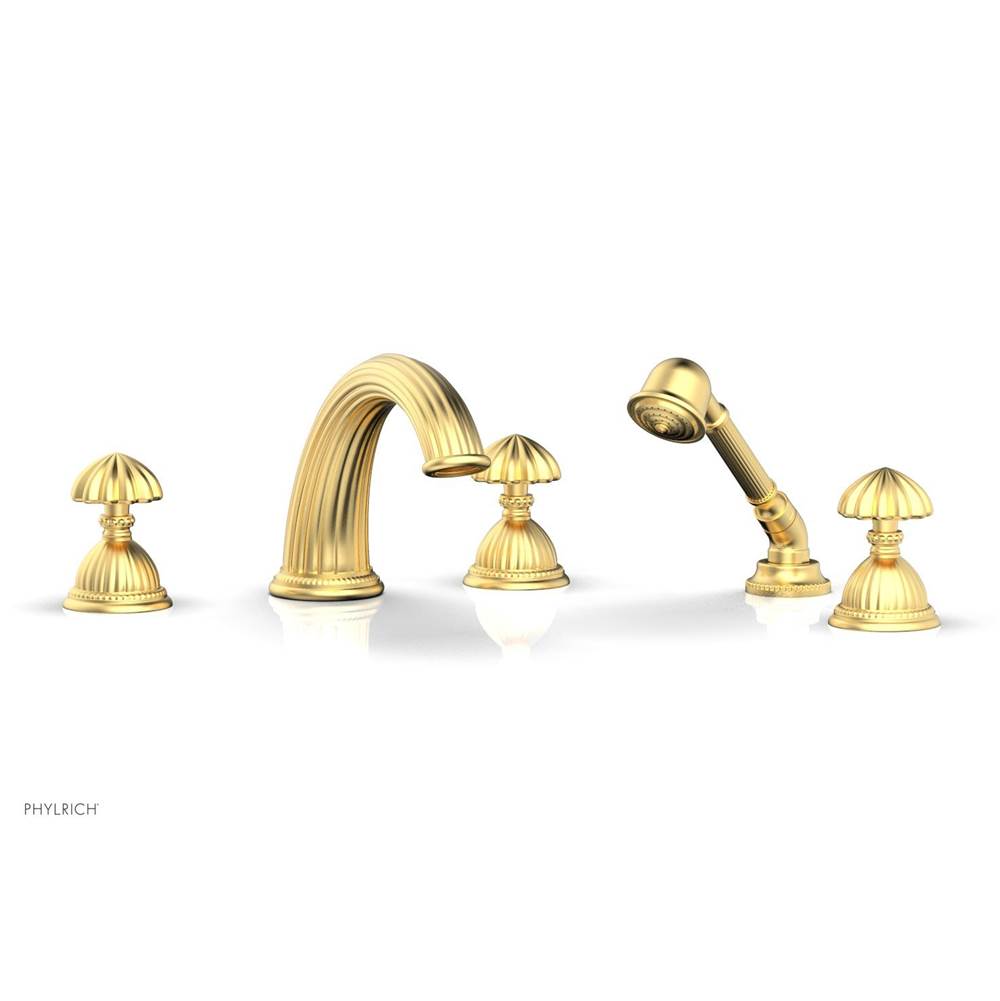 Phylrich - Deck Tub With Hand - Burnished Gold