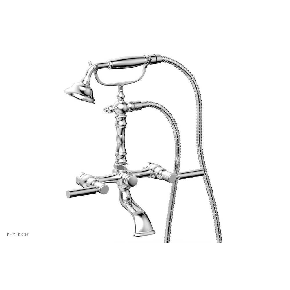 Phylrich - Basic Lever Handle On Exposed Tub & Shwr Set - Satin Brass