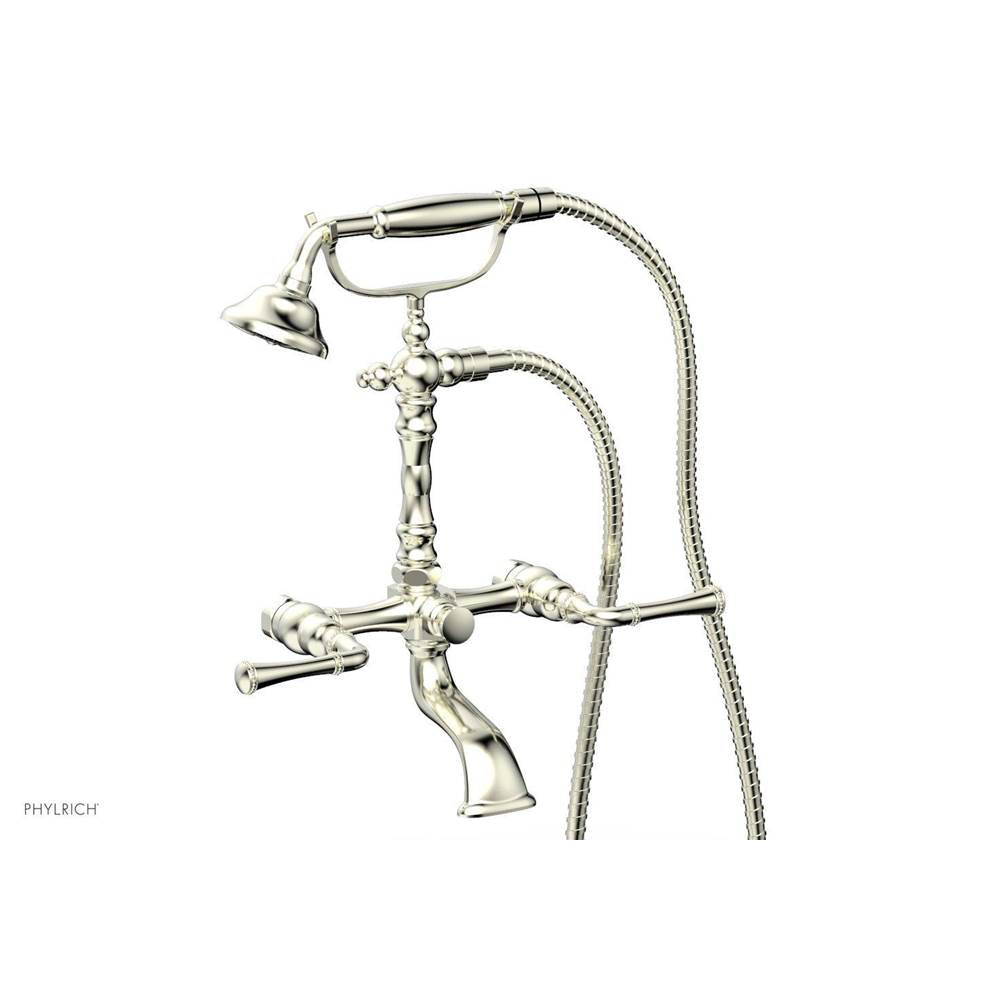 Phylrich - Beaded Lever Handle Exposed T/S Set - Polished Brass