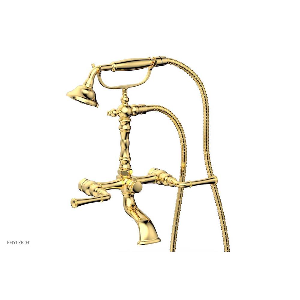 Phylrich - Beaded Lever Handle Exposed T/S Set - Satin Gold