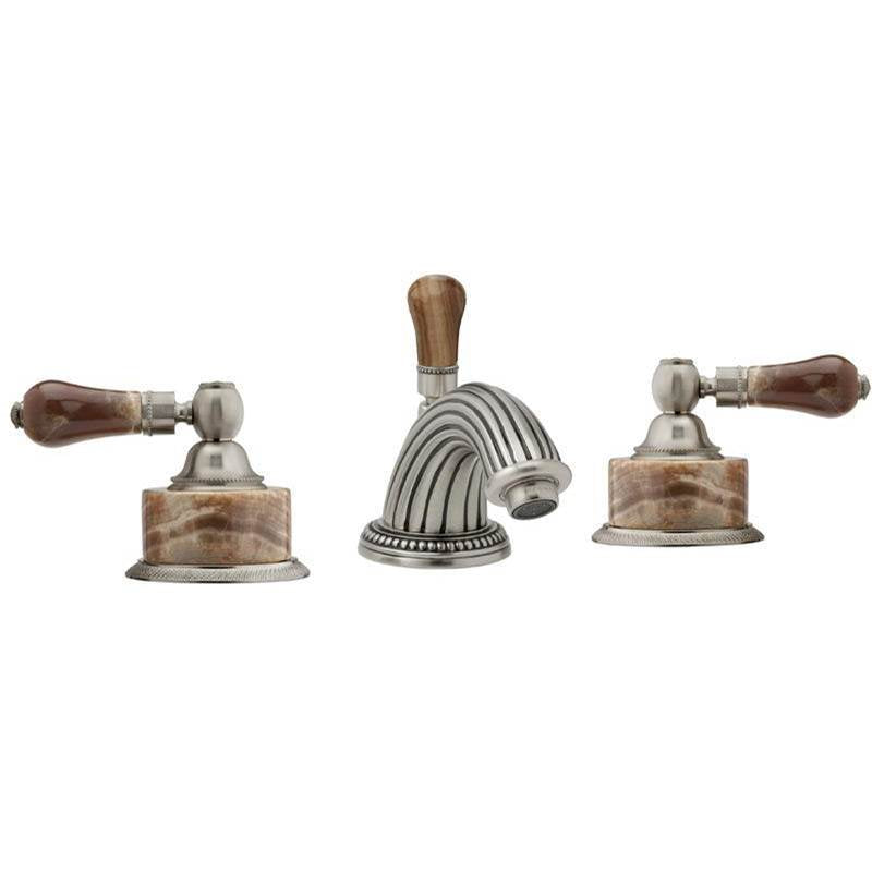 Phylrich - REGENT Widespread Faucet Brown Onyx K271 - Old English Brass