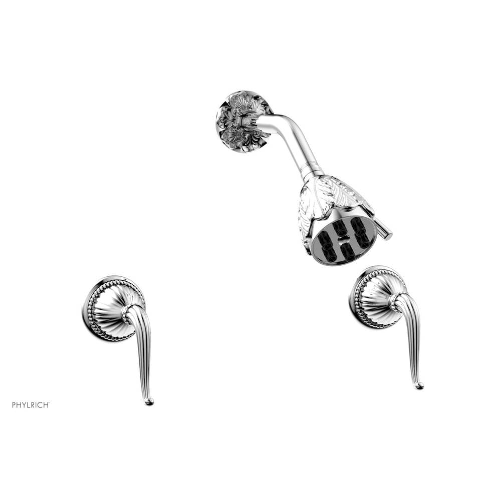Phylrich - 2 Handle Shower, Geo - Polished Chrome