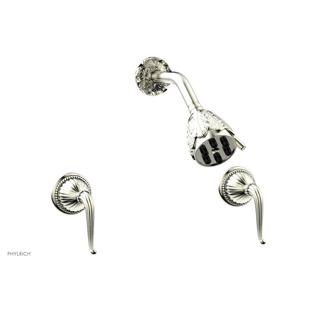 Phylrich - 2 Handle Shower, Geo - Satin Nickel