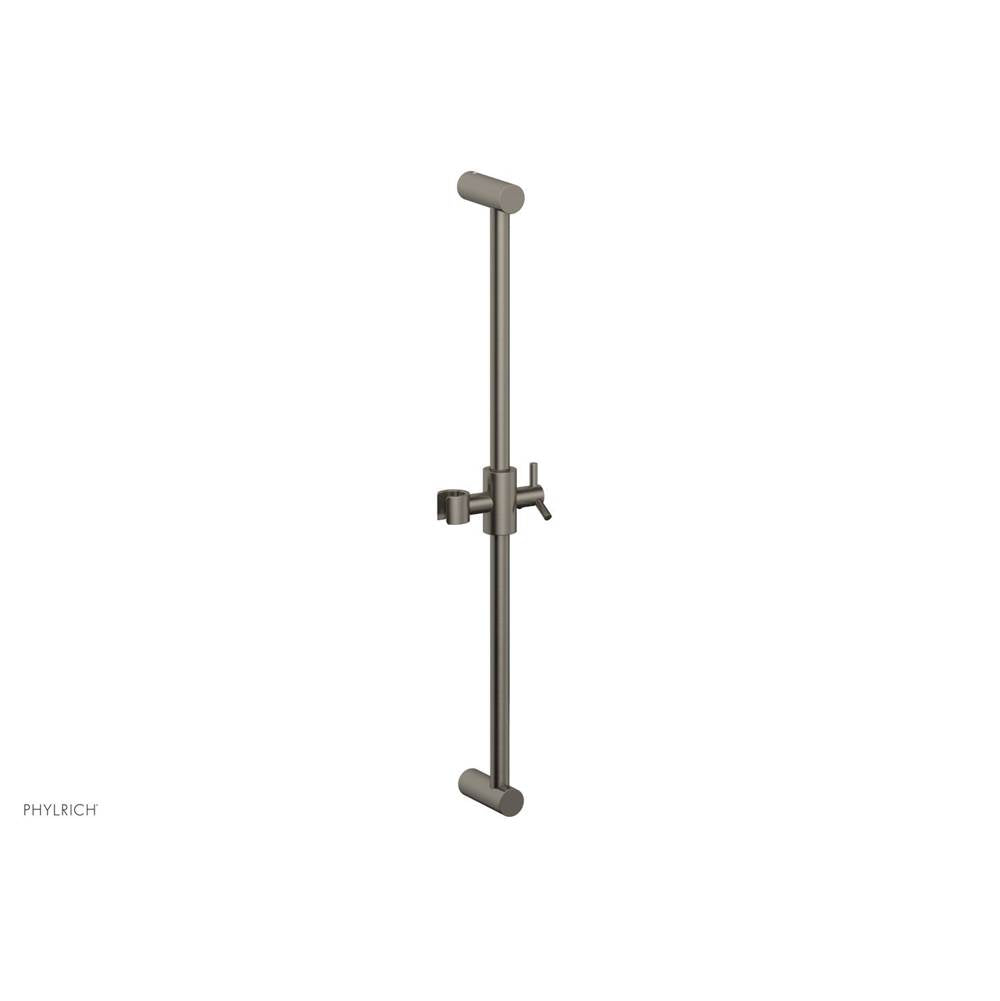 Phylrich - 24'' Adjustable Slide Bar with Hook - Pewter