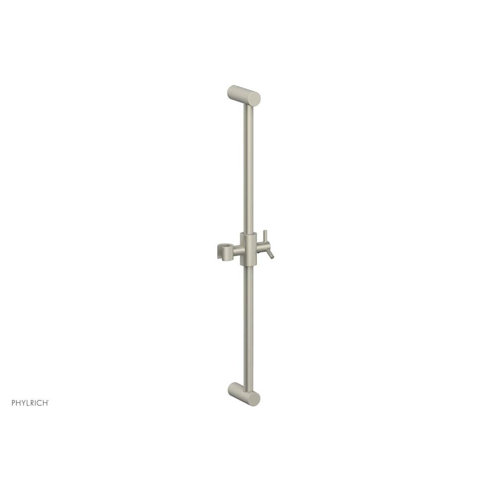 Phylrich - 24'' Adjustable Slide Bar with Hook - Burnished Nickel