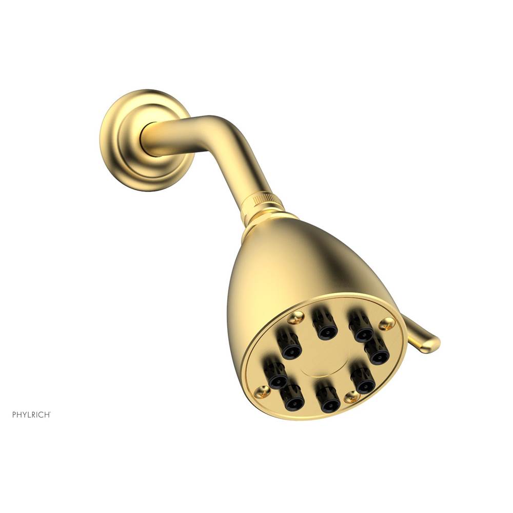 Phylrich - 8 Jet 3 1/2 Rnd Shwr Head - Burnished Gold