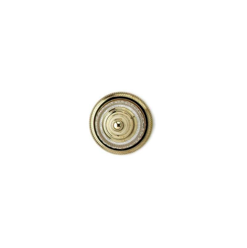 Phylrich - REGENT CUT CRYSTAL Robe Hook KES10 - Old English Brass