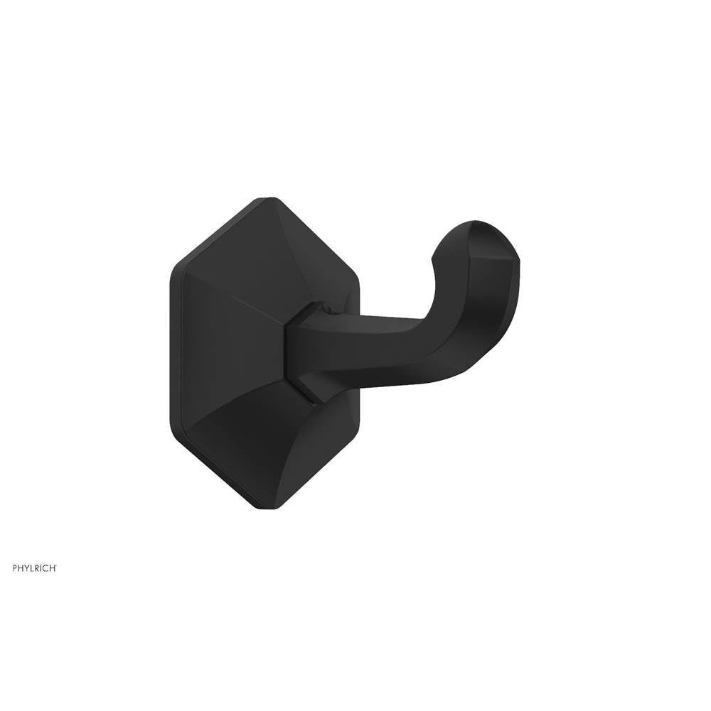 Phylrich - Robe Hook, Le Verre/ - Matte Black