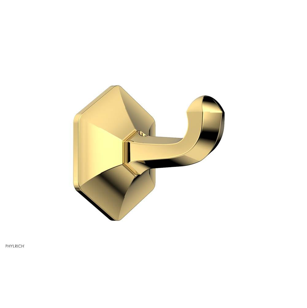 Phylrich - Robe Hook, Le Verre/ - Polished Gold