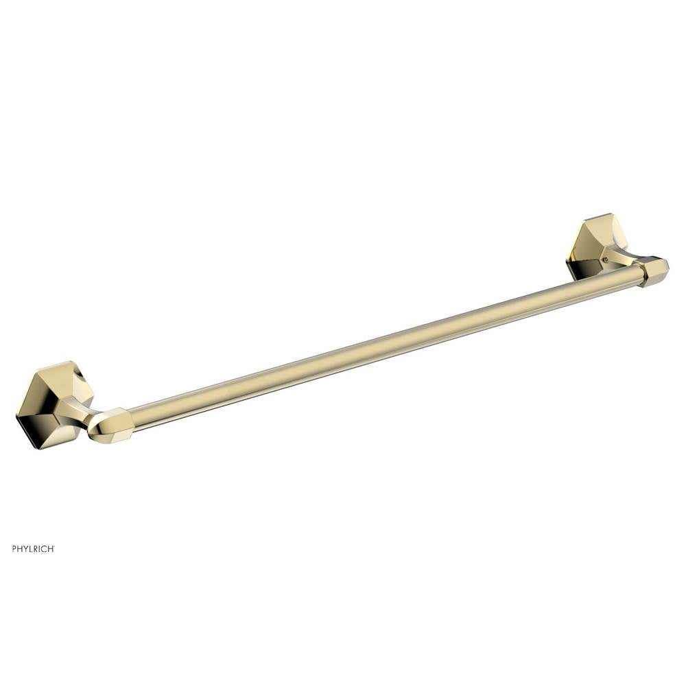 Phylrich - 24In Towel Bar, Le - Polished Brass Uncoated