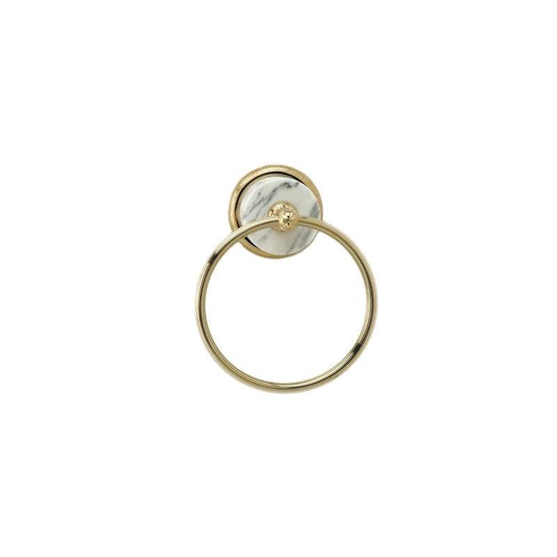 Phylrich - VALENCIA Towel Ring KMB40 - Old English Brass