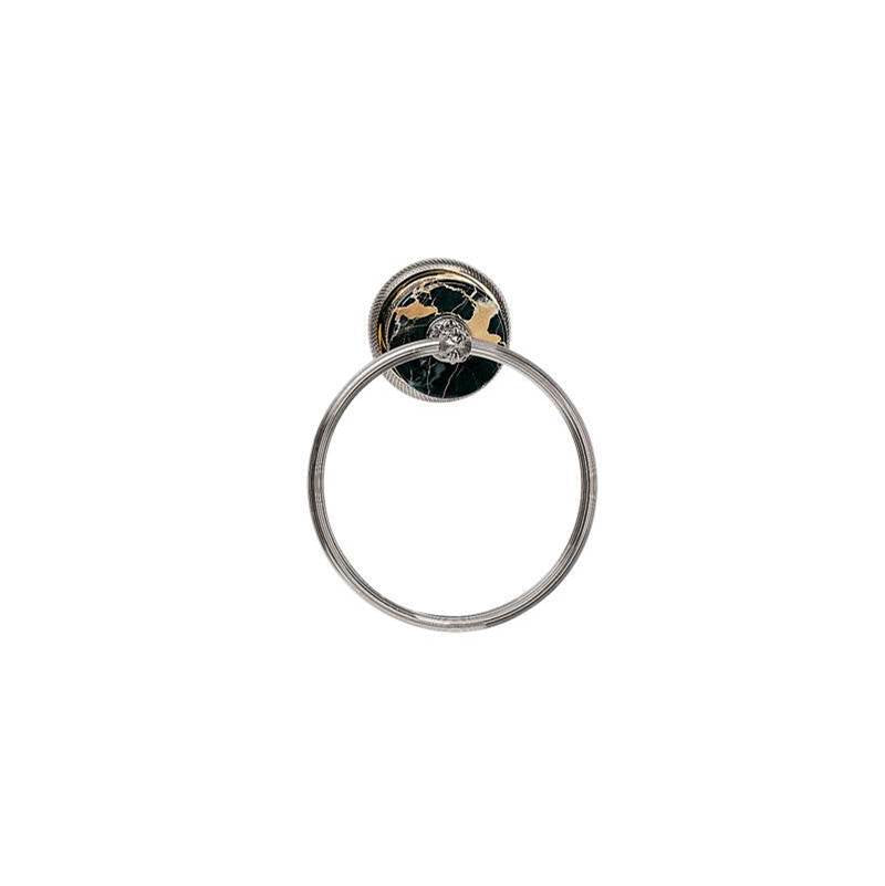 Phylrich - Towel Ring, Valen Wh - Burnished Nickel