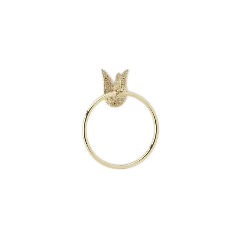 Phylrich - SWAN Towel Ring KS40 - Old English Brass