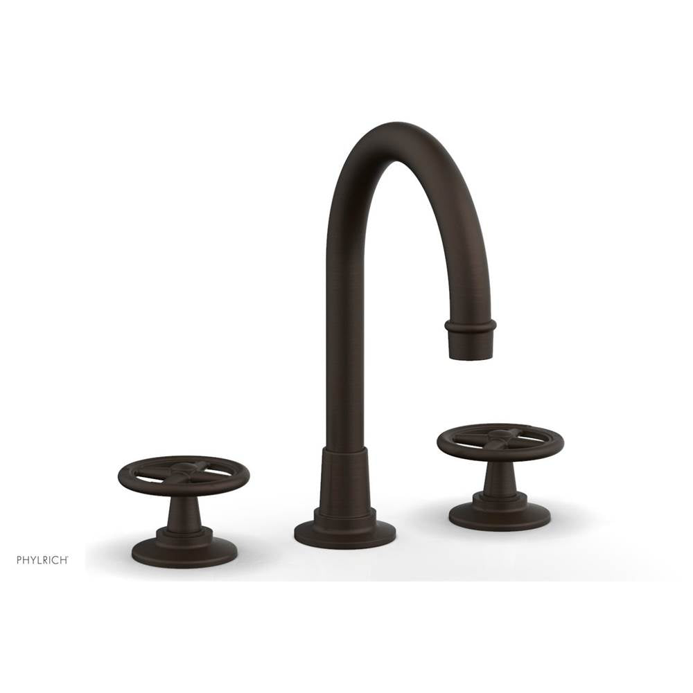 Phylrich - Ws Faucet Works, Arched Spt, Cross Handles - Antique Bronze