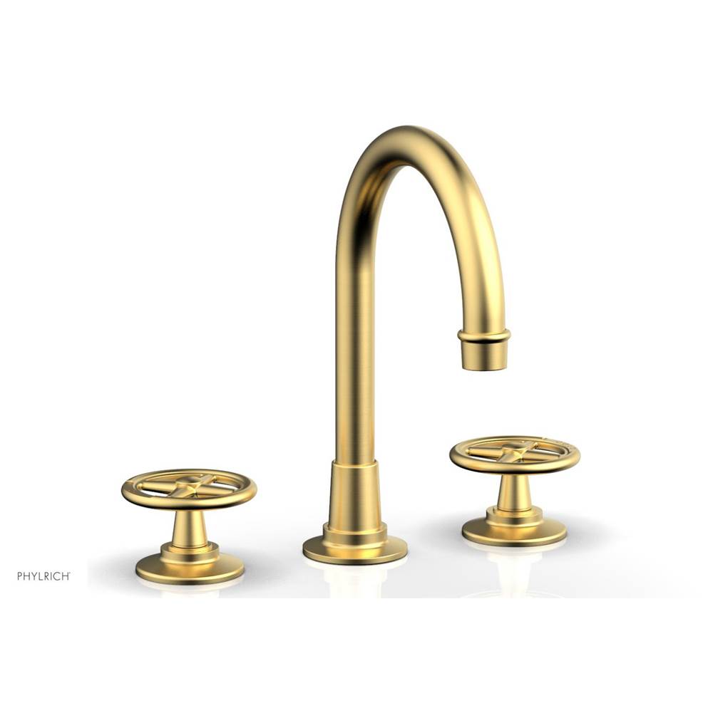 Phylrich - Ws Faucet Works, Arched Spt, Cross Handles - Burnished Gold