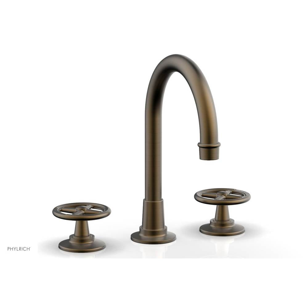 Phylrich - Ws Faucet Works, Arched Spt, Cross Handles - Old English Brass