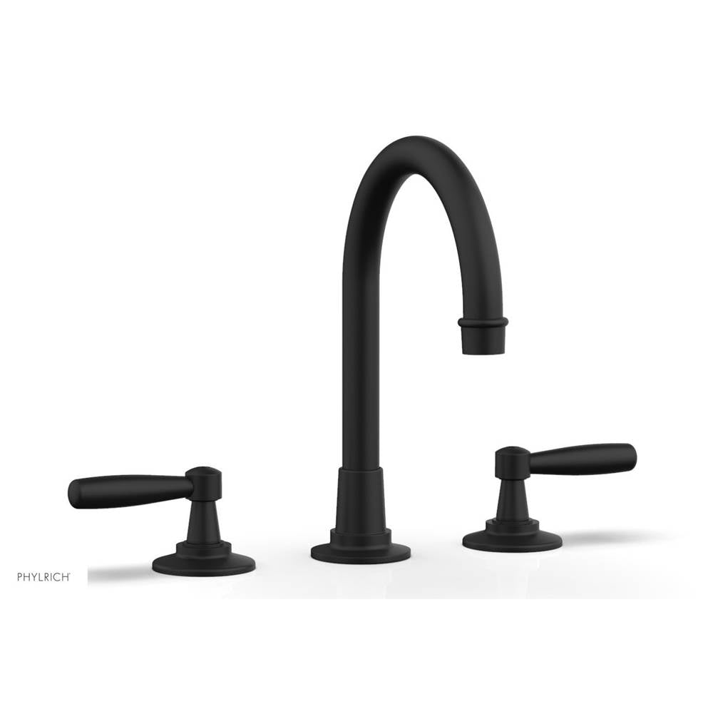 Phylrich - Ws Faucet Works, Arched Spt, Lever Handles - Matte Black