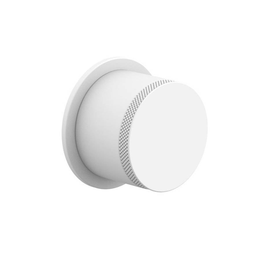 Phylrich - Knurled Knob - Satin White