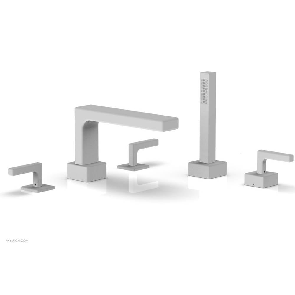 Phylrich - Deck Tub W H/S, Lever - Satin White