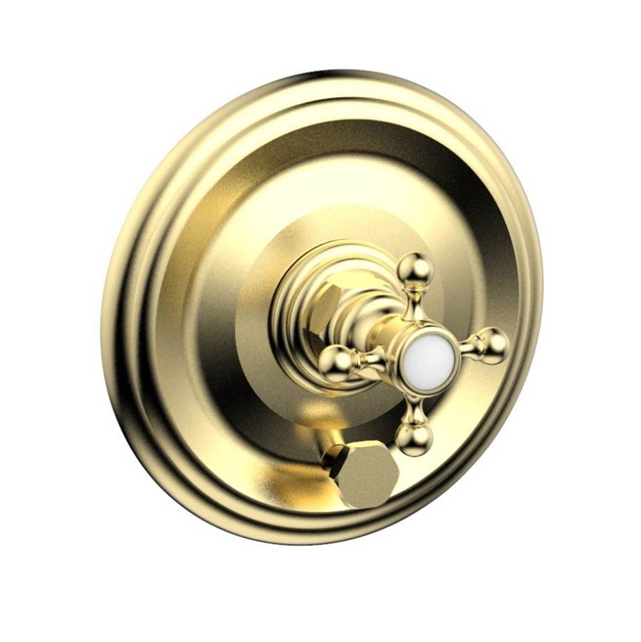 Phylrich - Pb Shwr & Div To Cr Hdl - Polished Brass Uncoated