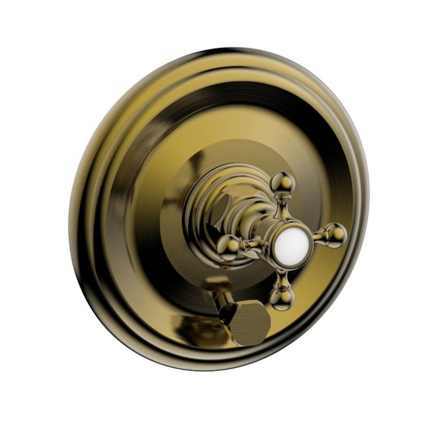 Phylrich - Pb Shwr & Div To Cr Hdl - Antique Brass