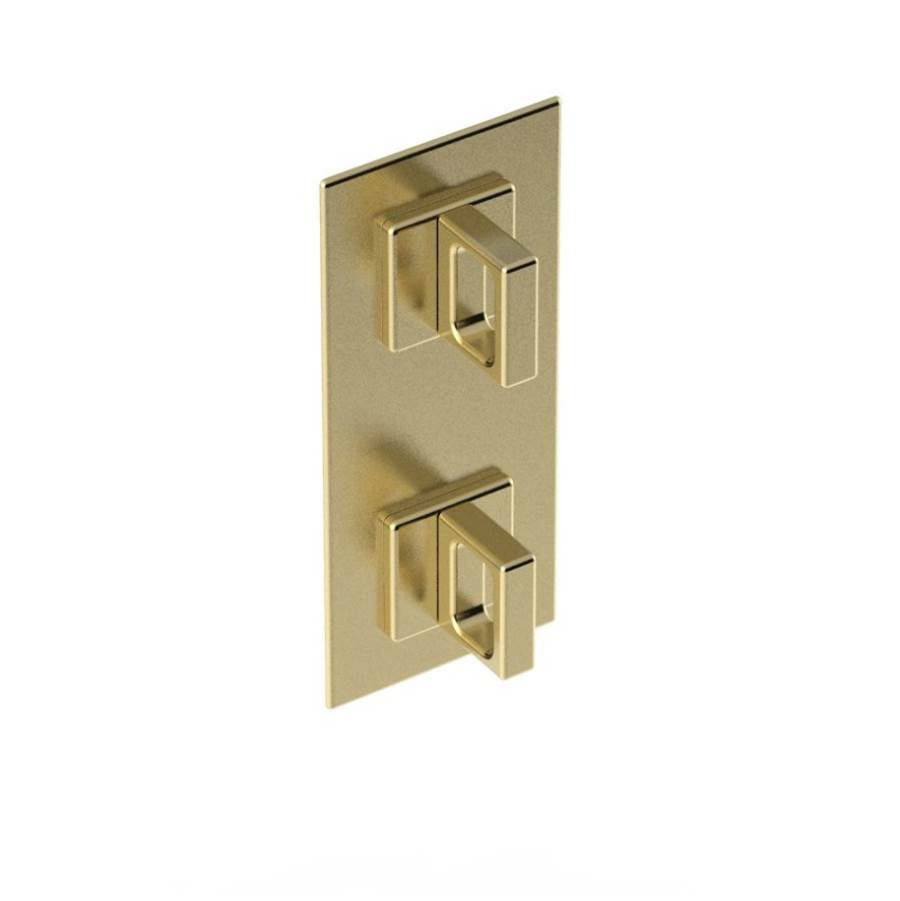 Phylrich - 1/2'' Mini Therm Rng Hdl To - Polished Brass Uncoated