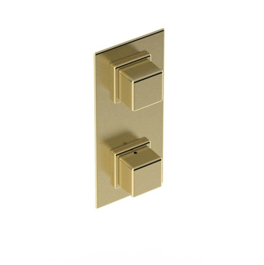 Phylrich - 1/2'' Mini Therm Cub Hdl To - Polished Brass Uncoated