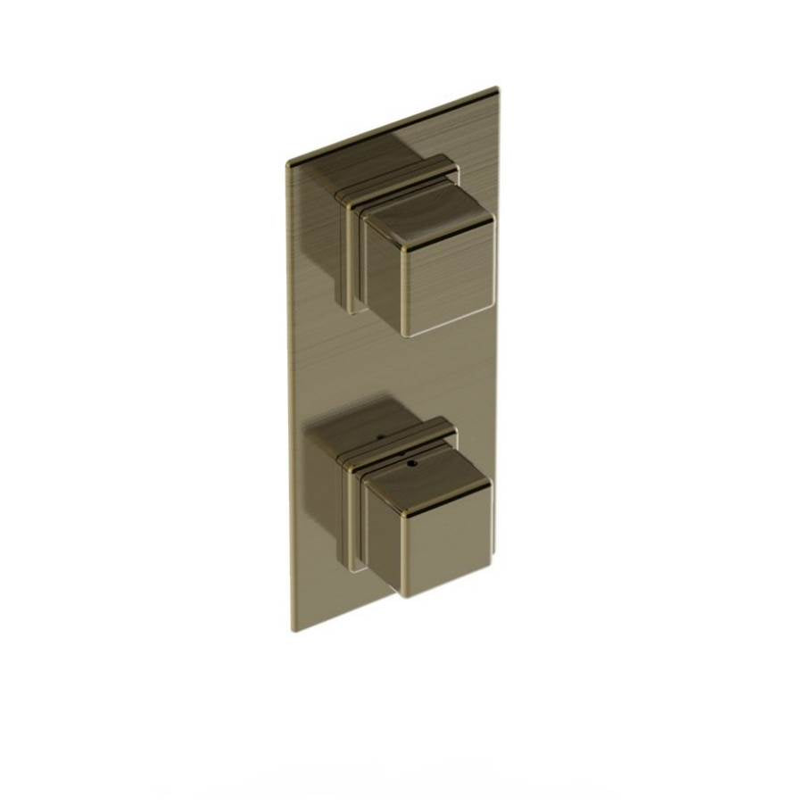 Phylrich - 1/2'' Mini Therm Cub Hdl To - Antique Brass