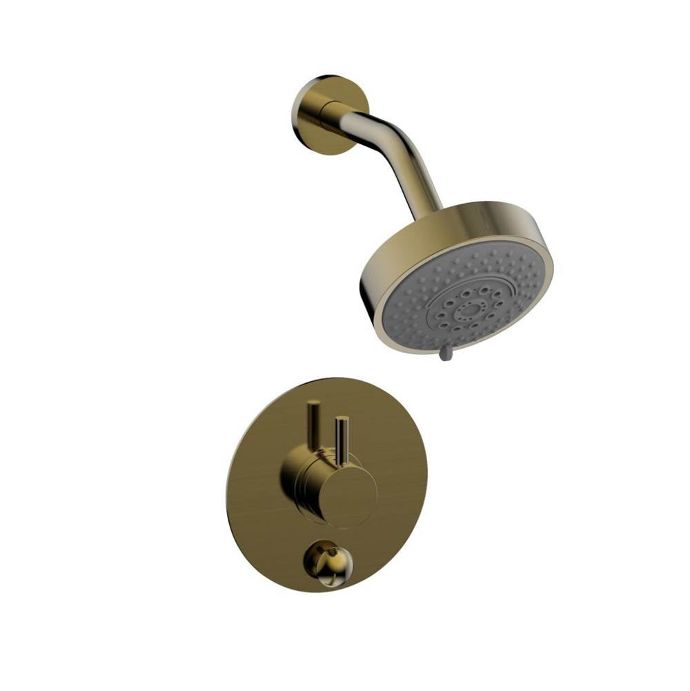 Phylrich - Pb Shower & Div Set - Antique Brass