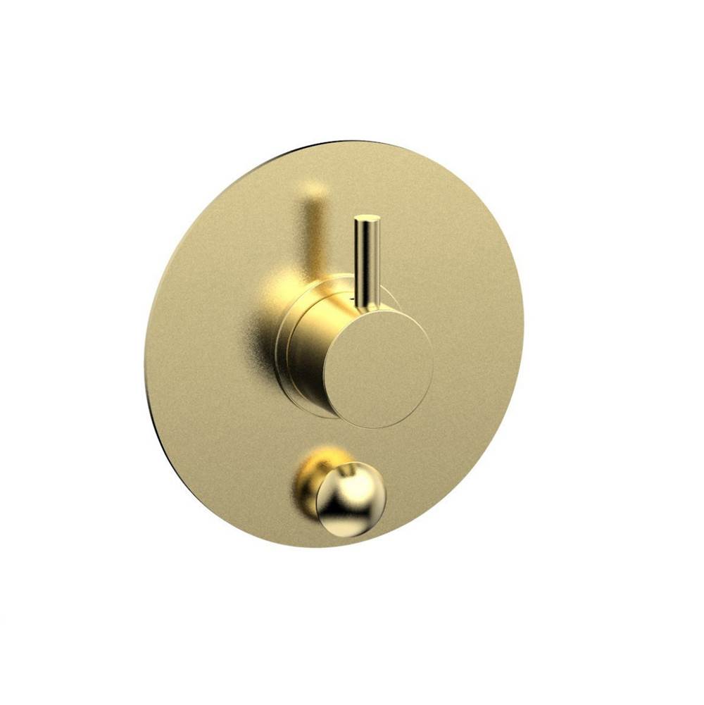 Phylrich - Pb Shower Plate W/ D - Polished Brass Uncoated