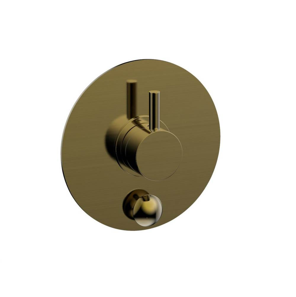 Phylrich - Pb Shower Plate W/ D - Antique Brass