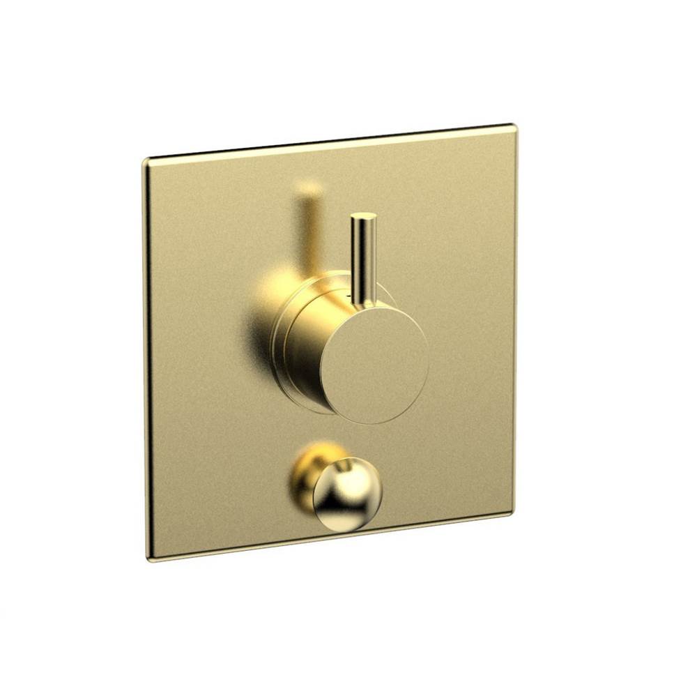 Phylrich - Pb Shower Plate W/ D - Polished Brass Uncoated