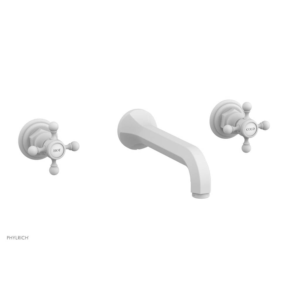 Phylrich - W/Tub Set To Cross Hdl - Satin White