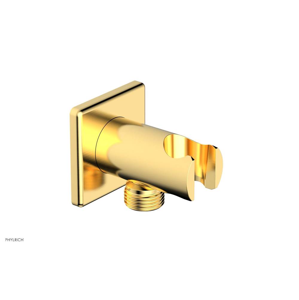 Phylrich - Holder and Connector for K6530 Shower SQ6007 - Satin Gold
