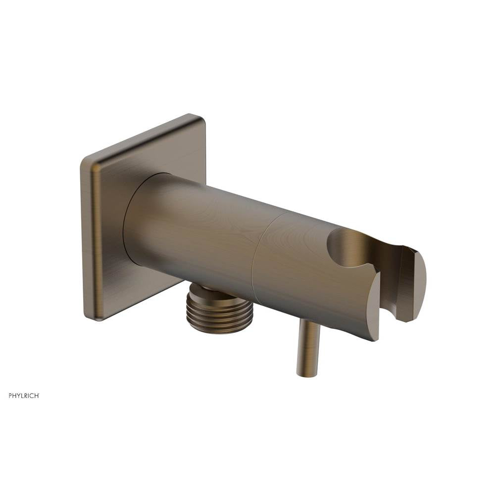 Phylrich - Hand Shower Outlet Supply and Holder - Old English Brass